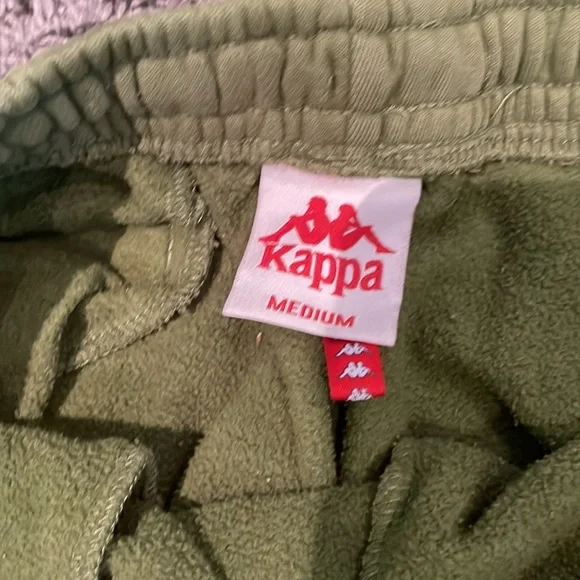 Kappa Men's Olive and Mustard Joggers - Picture 6 of 8